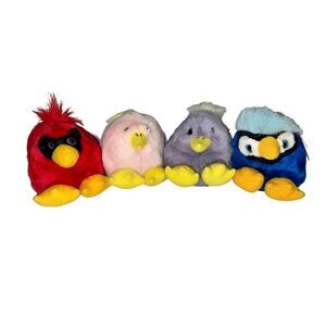 Swibco Puffkins Collection - Bird Stuffed animal bundle